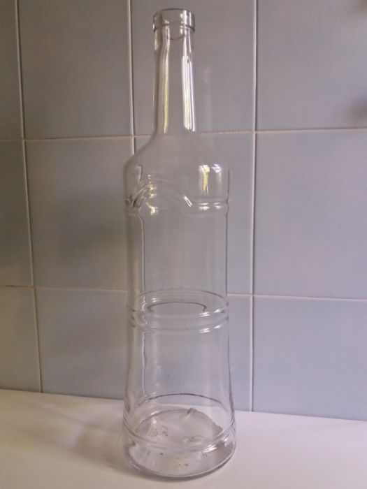 Garrafa de vidro gigante para decoração ou criar um candeeiro