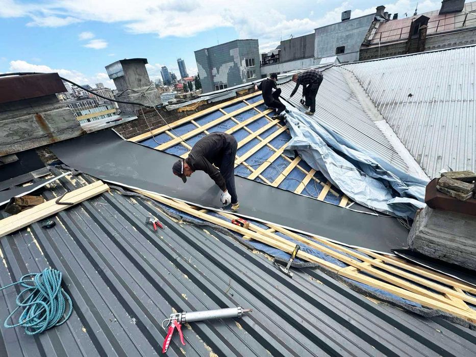 Замена Шифера Киев. Ремонт Крыши. Бригада Кровельщиков