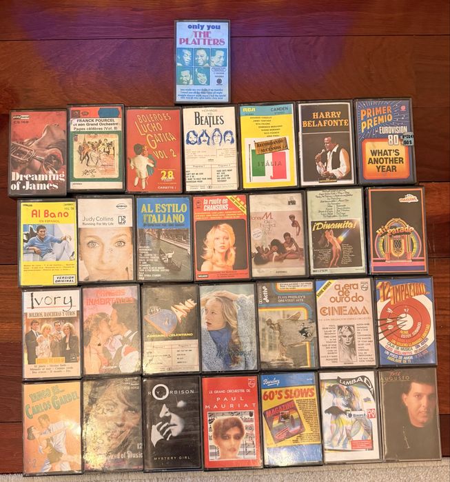 Lote de cassetes de musica