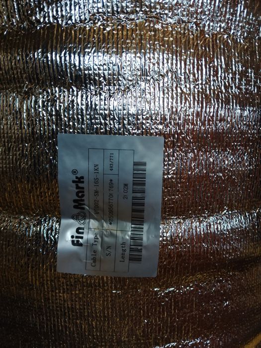 Круглий діелектрик Кабель оптичний UT002-SM-16-1kN, 2000м