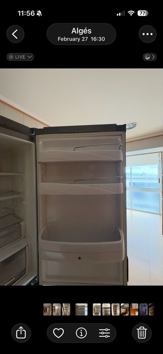 Frigorífico Combinado Hoover Inox – Classe A+ (Excelente Estado)