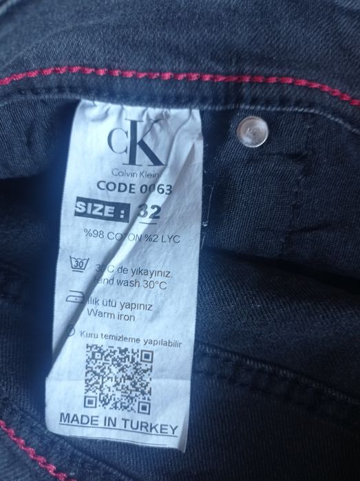 Spodnie męskie Calvin Klein slim