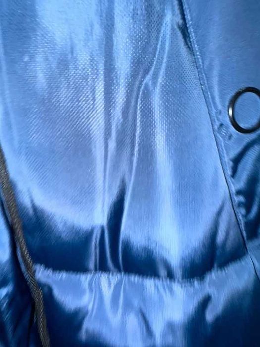 Granatowa ciepła kurtka L damska