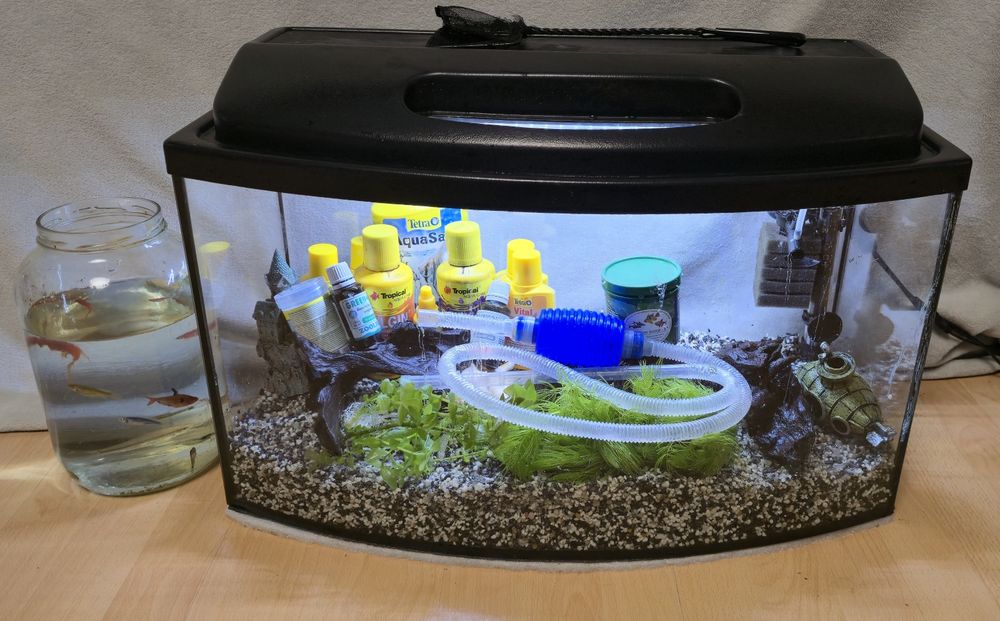 Akwarium 60l z akcesoriami