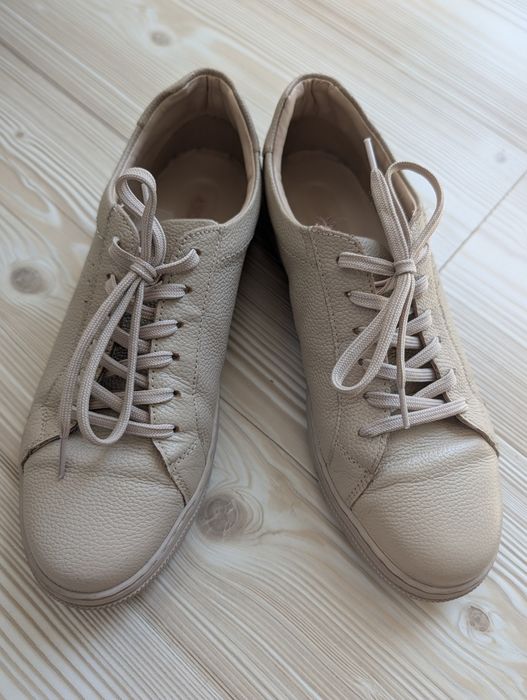 Buty skórzane Lasocki beżowe 39