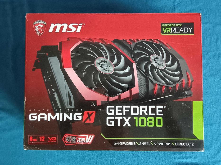 Używana karta graficzna MSI GeForce GTX 1080 Gaming X 8GB