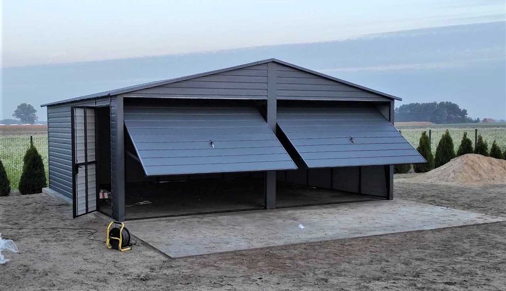 Blaszak, GARAŻ blaszany 6x5, Wiata na auto -  PROMOCJA