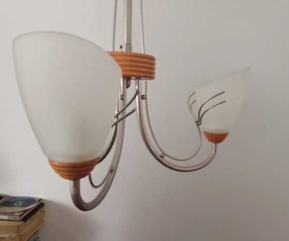 Candeeiro de Teto Vintage Metal Lux (Made in Italy) + 3 Lâmpadas LED Lexman E14