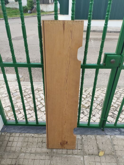 Tábua de madeira maciça 110cmx27x2cm