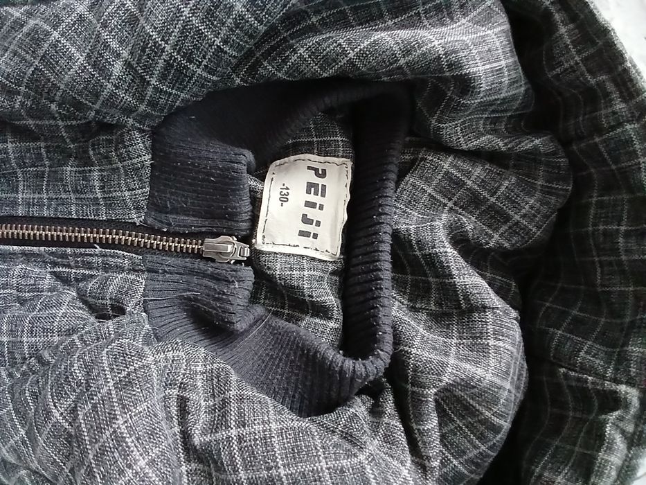 Зимове стьобане пальто для хлопчика розмір 130