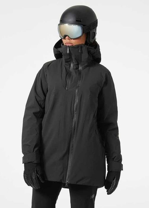 Helly Hansen Nora Long damska kurtka zimowa narciarska r. L  czarna