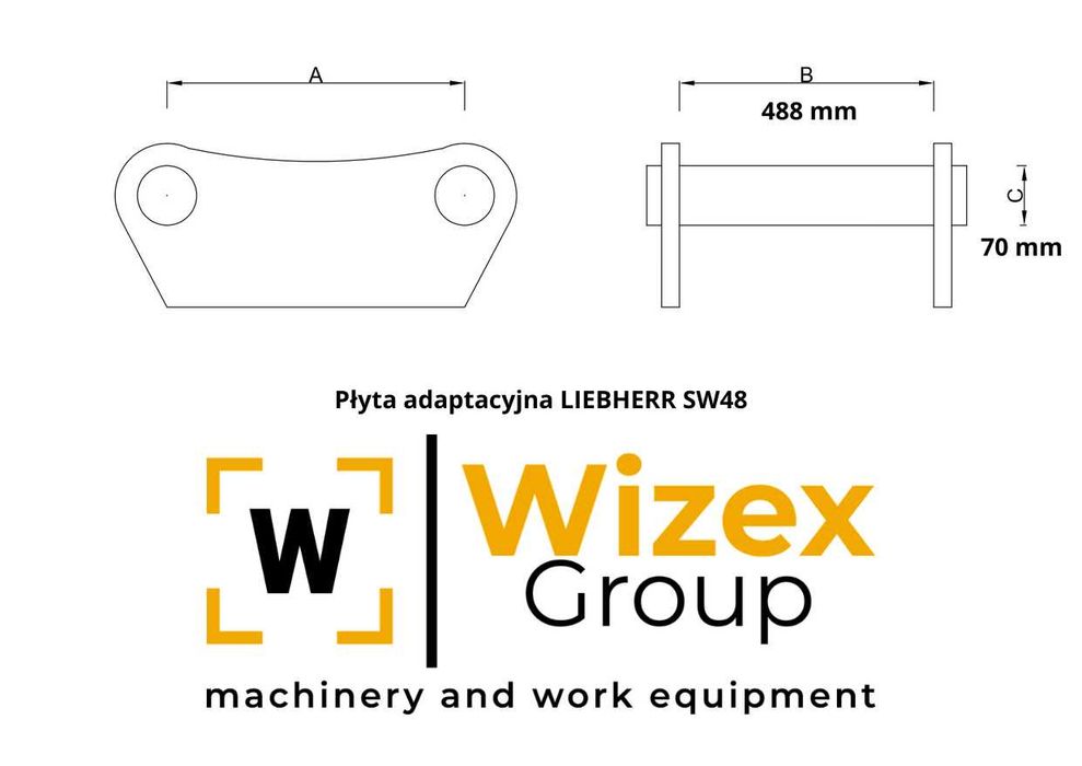 Płyta adaptacyjna LIEBHERR SW48 W