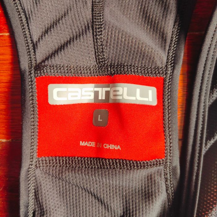 Calções Bib shorts Castelli ciclismo bicicleta L