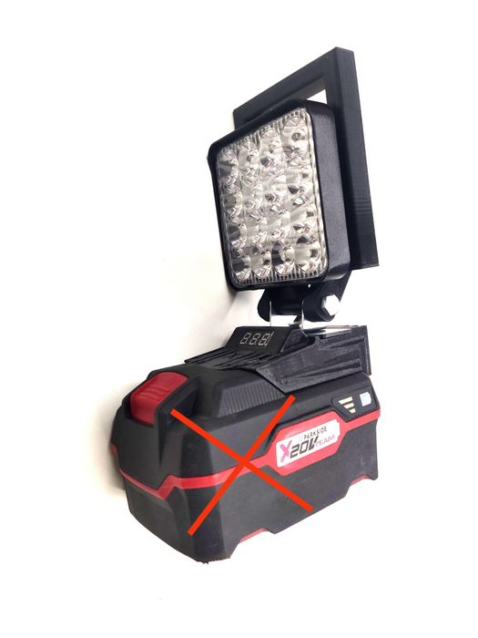 Farol Led 48w para bateria Parkside