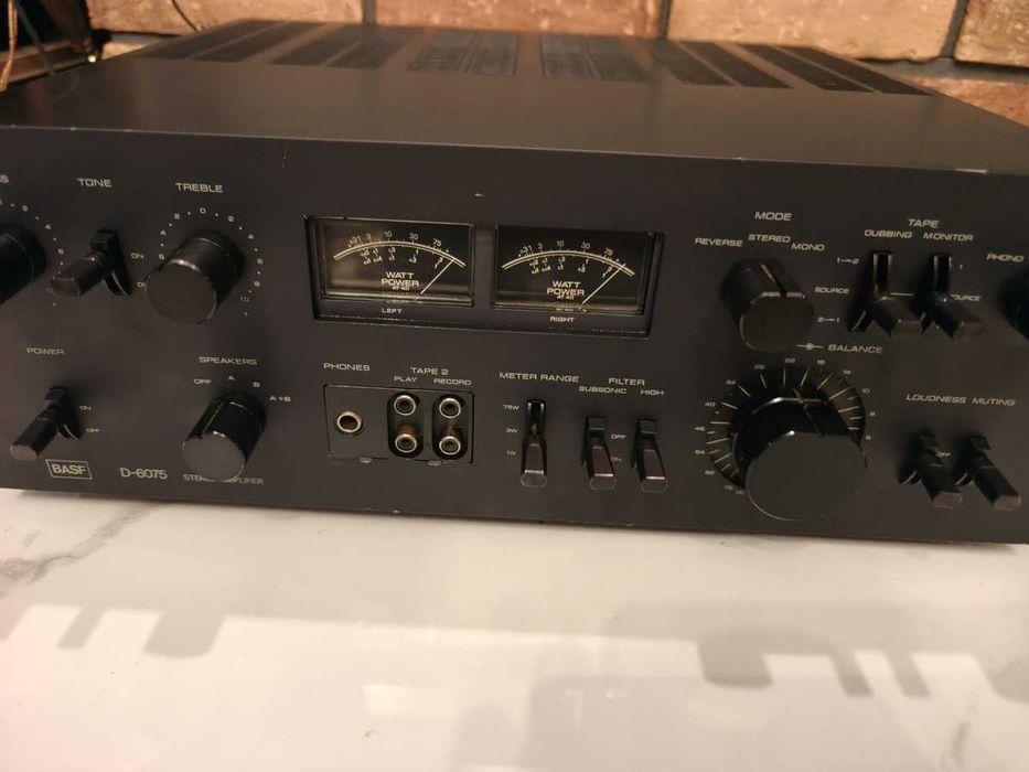 BASF D-6075 Wzmacniacz VINTAGE ! DUAL MONO