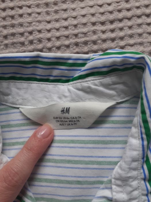 Koszula w paski z długim rękawem
