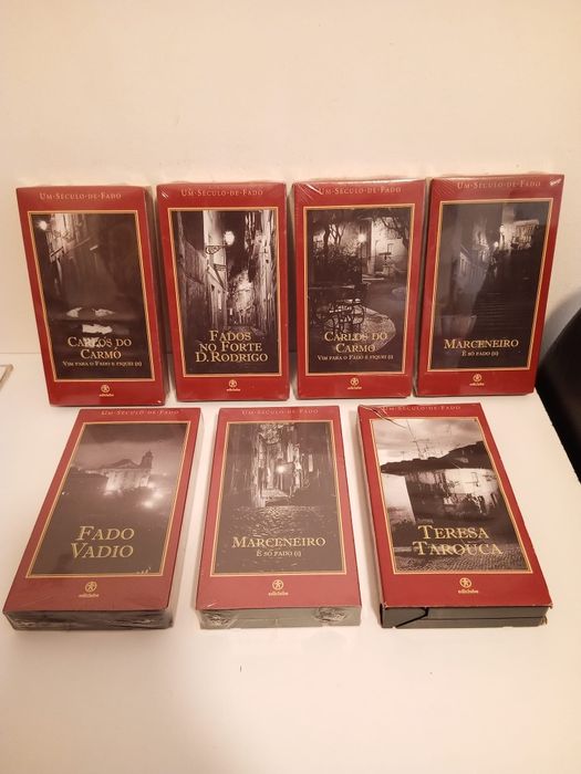 Cassetes vídeo VHS Século de Fado VHS cada 5€ tudo 20€