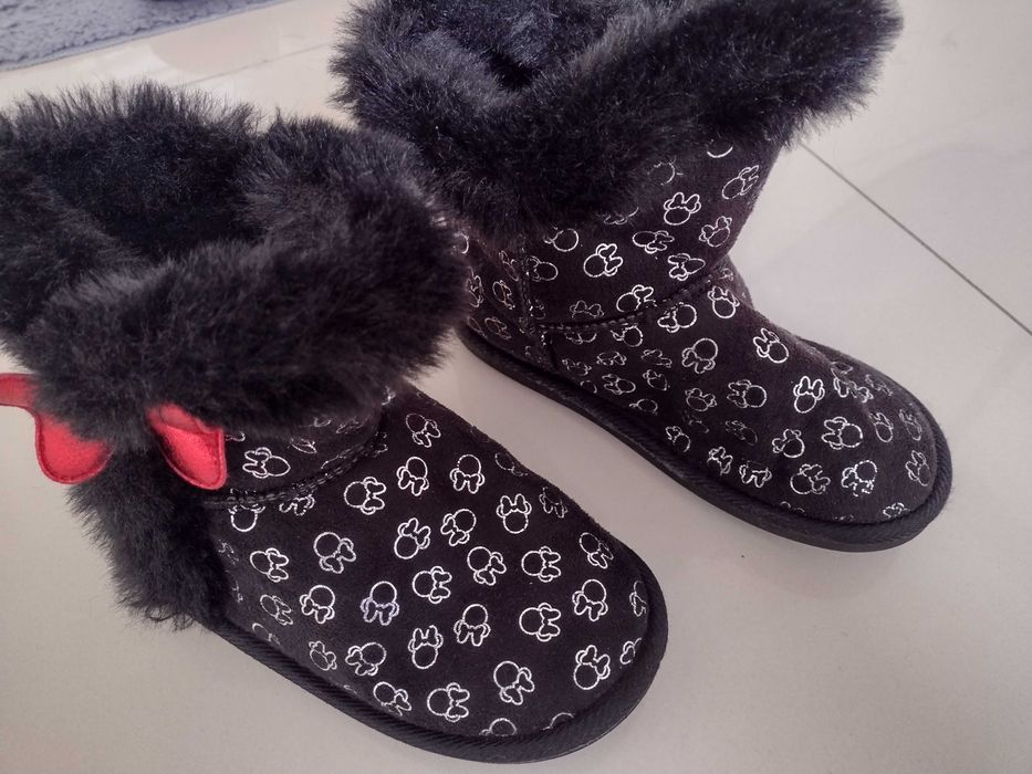 Botki ocieplane z motywem Miki rozmiar 31,5