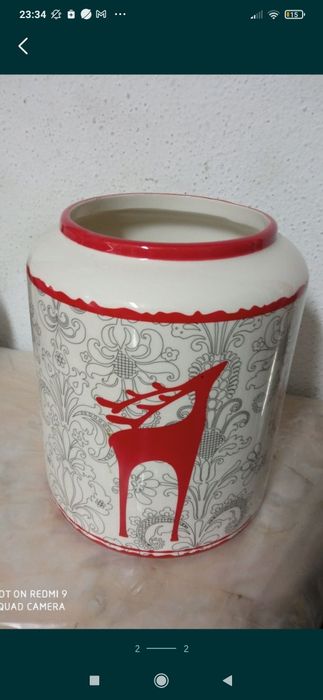 Pote de decoração de Renas