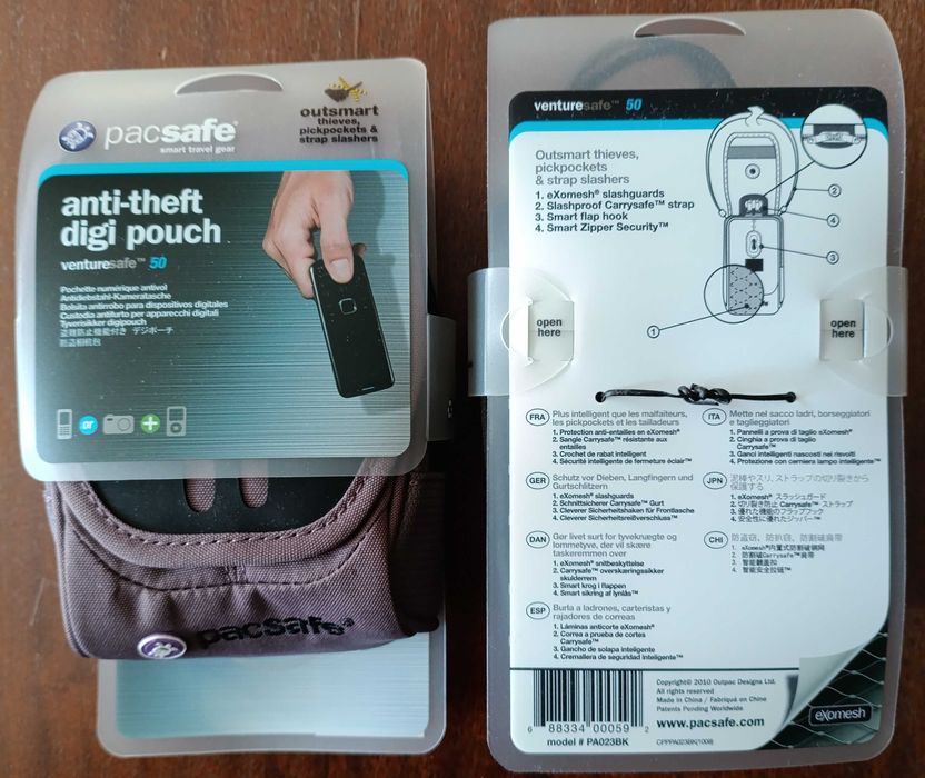 Сумка-чохол  антизлодій антивор Pacsafe Venturesafe 50 Digi Pouch