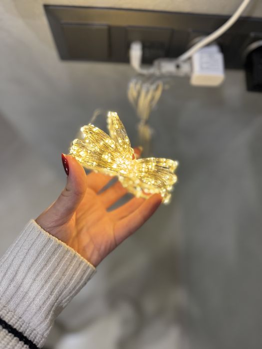 Гірлянда штора,роса