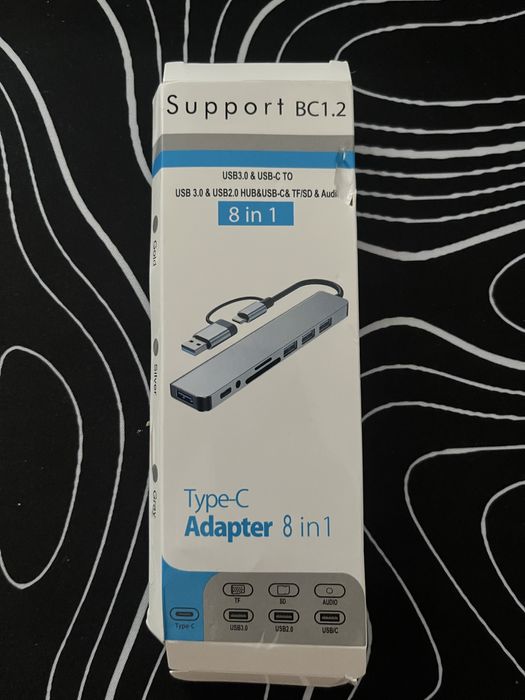 Adapter USB-C 8 w 1