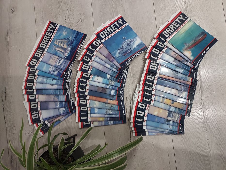 Okręty polskiej marynarki wojennej kolekcja 50 tomów