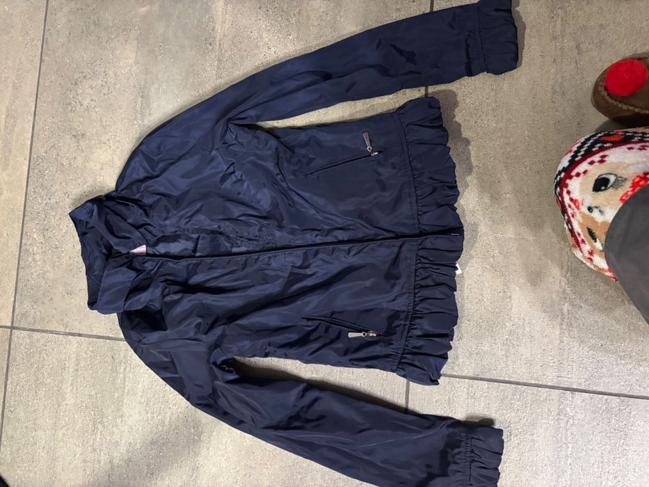 Куртка дівчинці 9-11 років OVS з рюшами воланами нарядна