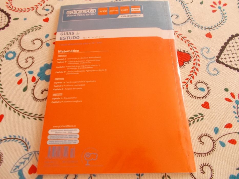 livro matemática 12º probabilidades guia de estudo