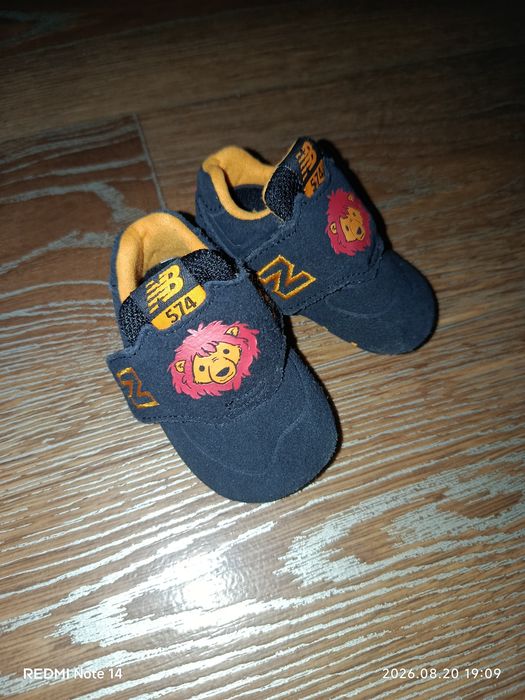 Фірмові пінетки New Balance 574 Zoo для немовляти (устілка 8.5 см)