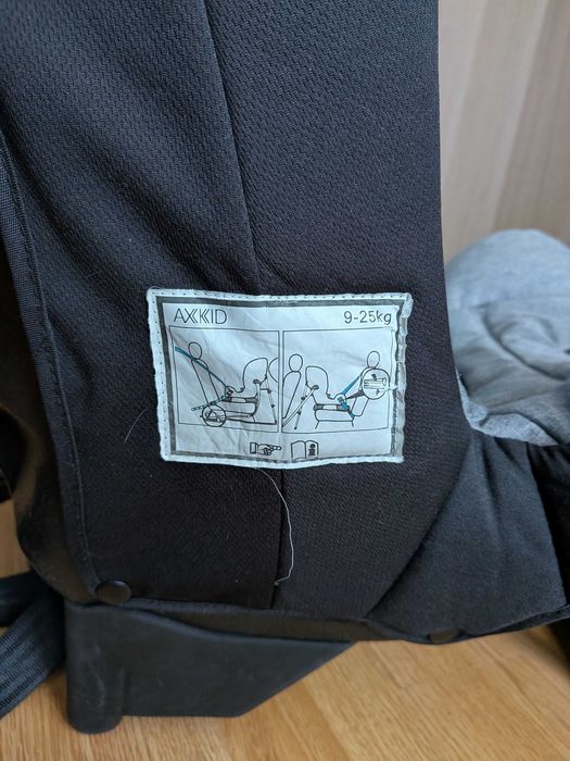 Fotelik samochodowy tyłem Axkid Minikid RWF 9-25