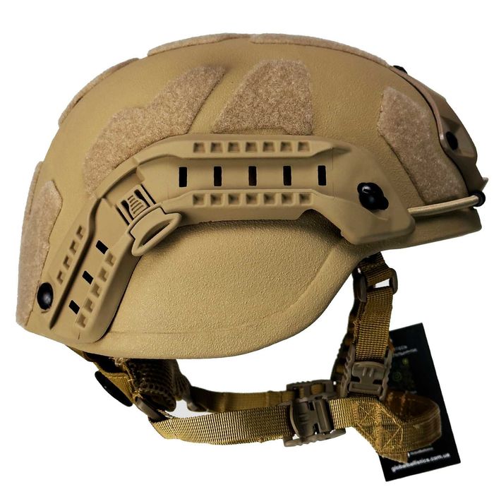 Шолом з вухами MICH 2000 Assault Shell Helmet NIJ IIIA. Койот.