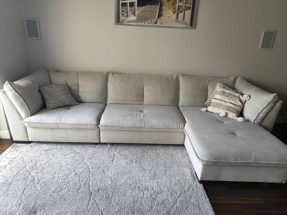 Narożnik sofa z szufladą