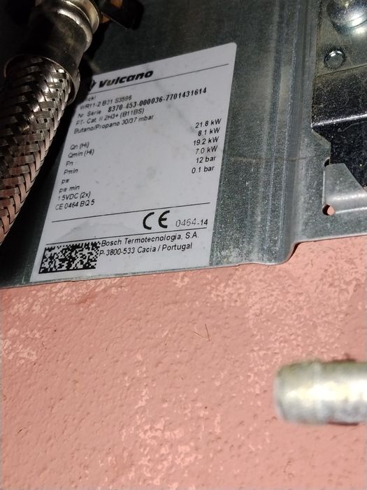 Esquentador Vulcano a gás  Click