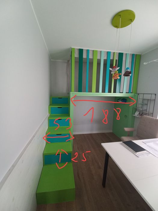 Funkcjonalne łożko z szufladami