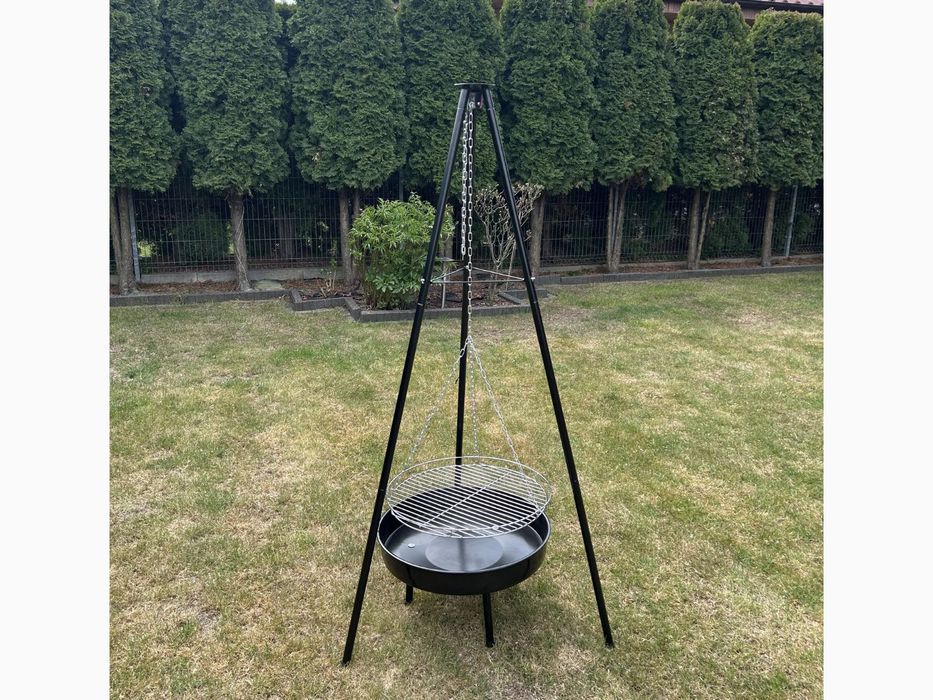 Trójnóg ogrodowy Grill Palenisko Solidne 50cm Ruszt PRODUCENT NOWE!