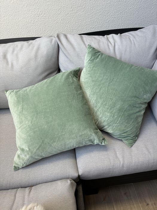 Conjunto de 2 almofadas veludo