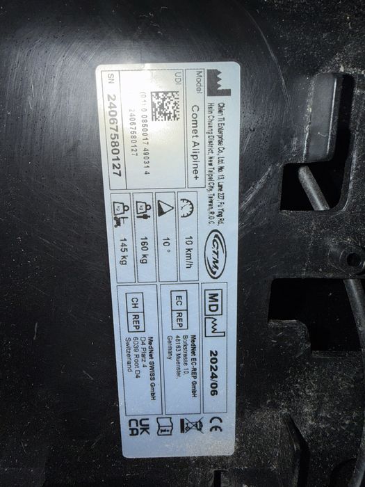 skuter wózek inwalidzki elektryczny Invacare Comet Alpine+ 2024r, 54km