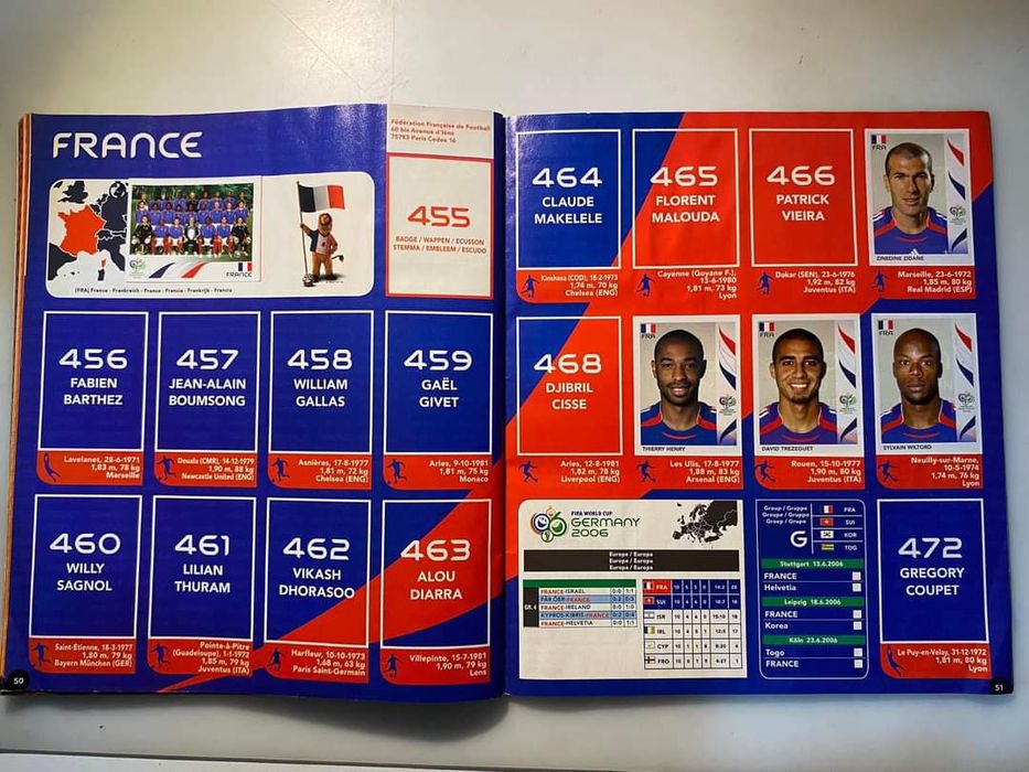 Caderneta Mundial 2006 Panini