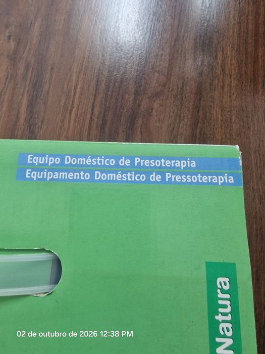 Equipamento doméstico de pressoterapia