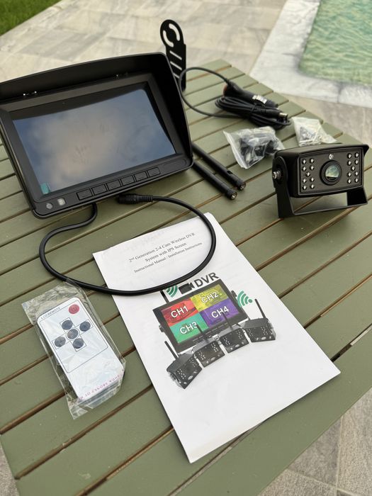 Sistema Dvr camião 7” Greenyi sem fio HD