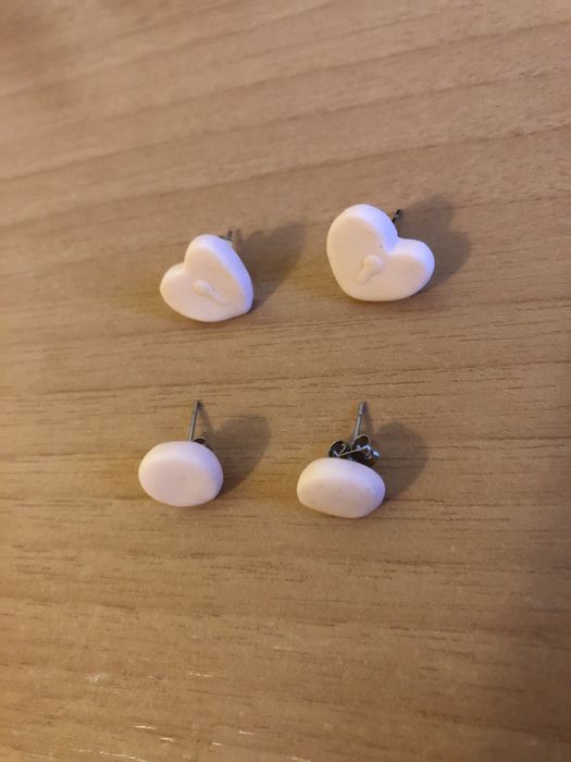 2 conjuntos de brincos em polymer clay