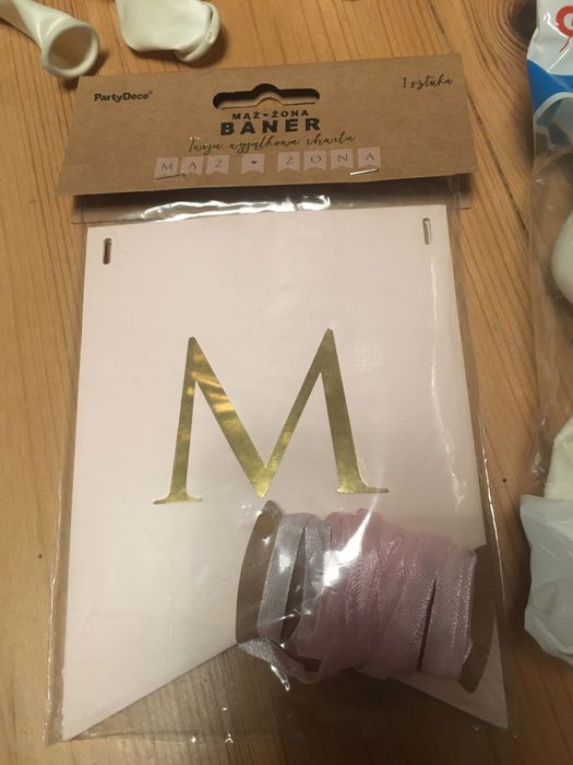 Girlanda Mąż i Żona ślub