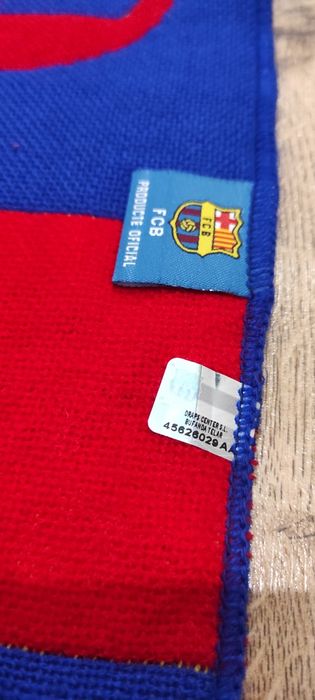 Szalik z finału Ligi Mistrzów 2011 Barcelona Manchester United