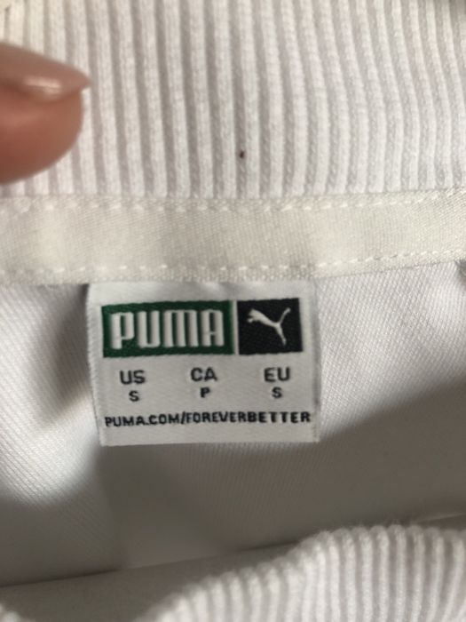 Bluza Puma krótka wiązana biała rozm. S