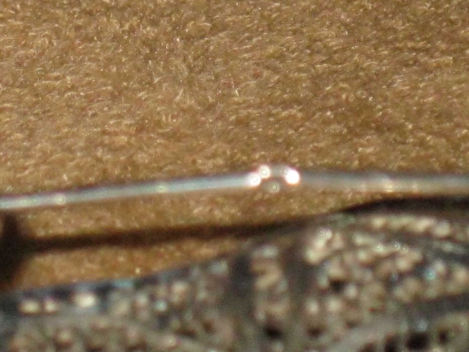 Alfinete Filigrana em Prata de Lei Maciça 835`/..