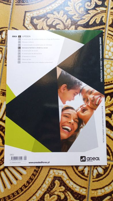 Livro Área I- Ensino profissional Área de integração- 2.1