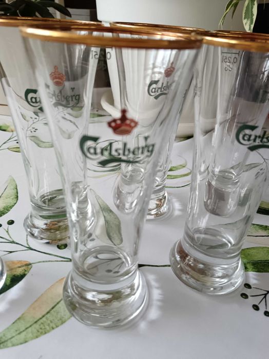 Szklanki Carlsberg - Nowe, kolekcjonerskie