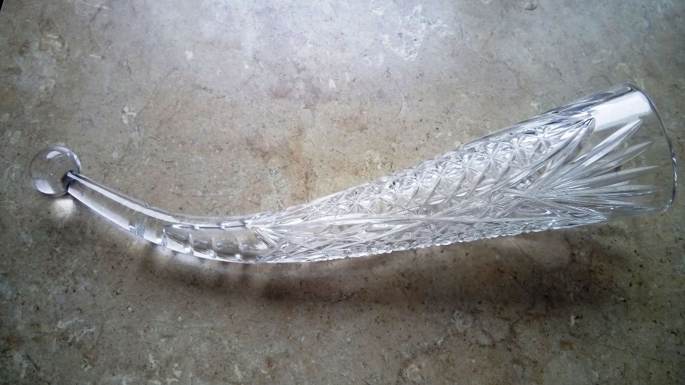 Рог из хрусталя СССР, хрустальный рог изобилия