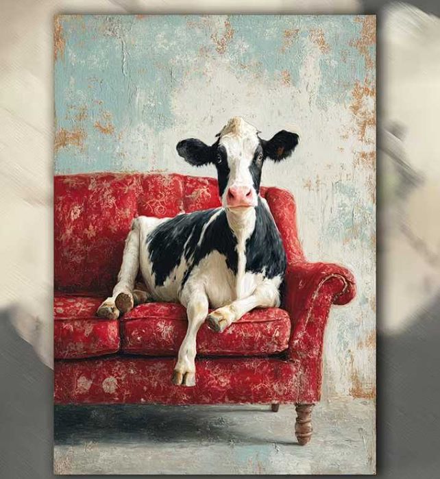 Obraz na płótnie krowa